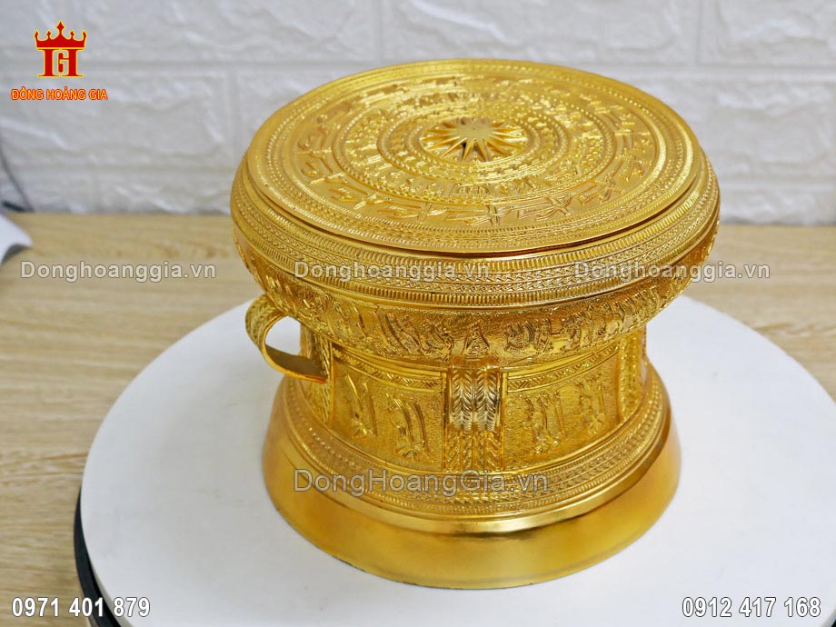 Đặt trống đồng tại nhà giúp thu hút năng lượng tốt cho gia chủ